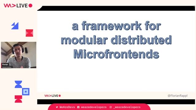 Demonstrating a modular application with the Piral framework