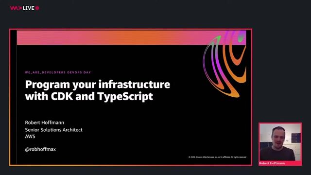 Program your infrastructure with CDK and TypeScript
