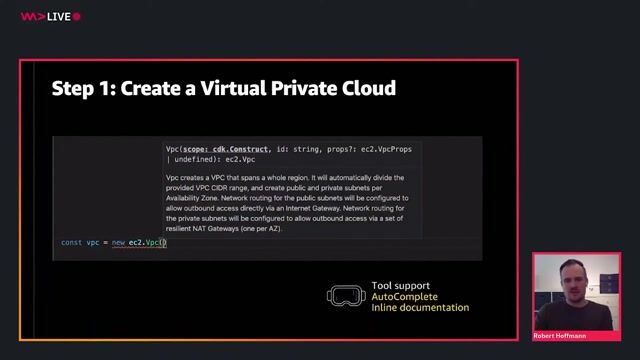 Building a load-balanced web app with CDK