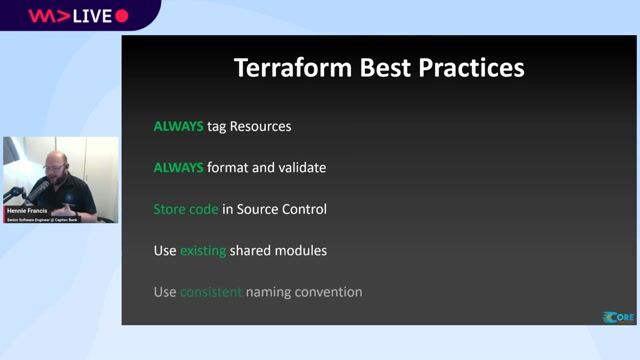 Adopting best practices for production-ready Terraform code