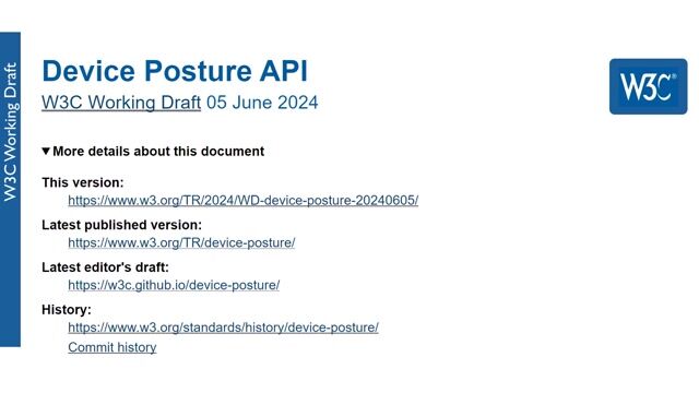 Understanding the W3C web standards process