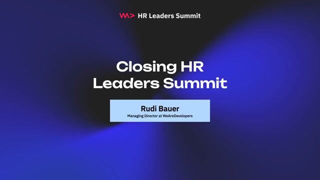 Closing remarks and looking ahead to next year's summit