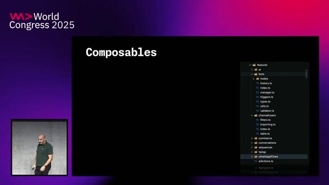 Using composables and barrel files to manage logic