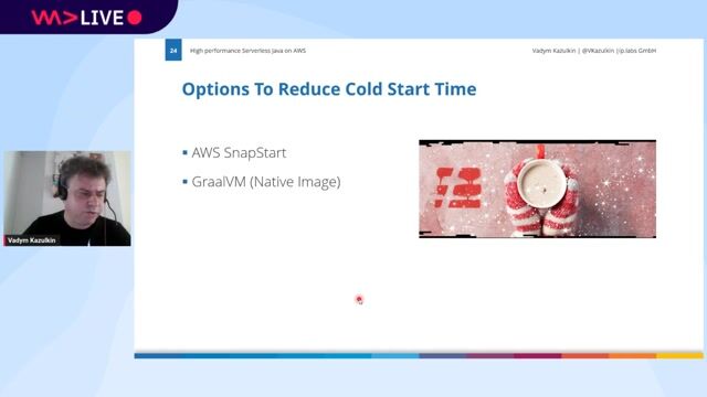 Reducing cold starts with AWS SnapStart