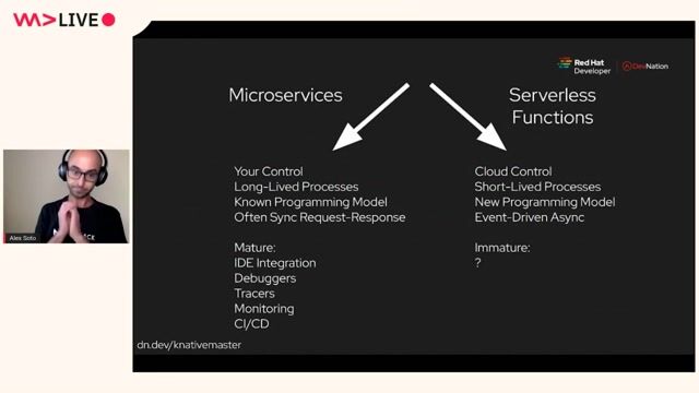 Choosing between microservices and serverless architectures
