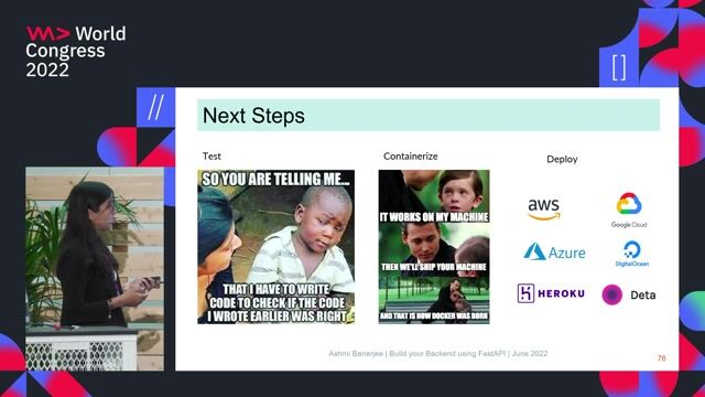 Recap and audience questions on FastAPI