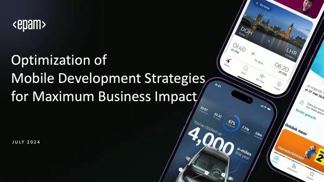 Optimization of Mobile Development Strategies for Maximum Business Impact