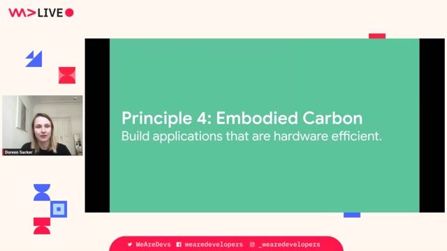 Principle 4: Maximizing hardware efficiency and reducing embodied carbon