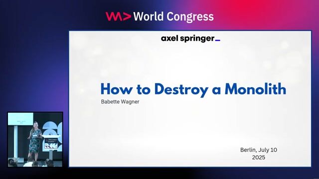 How to Destroy a Monolith?