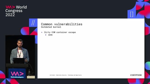 Demonstrating a container escape via kernel exploit